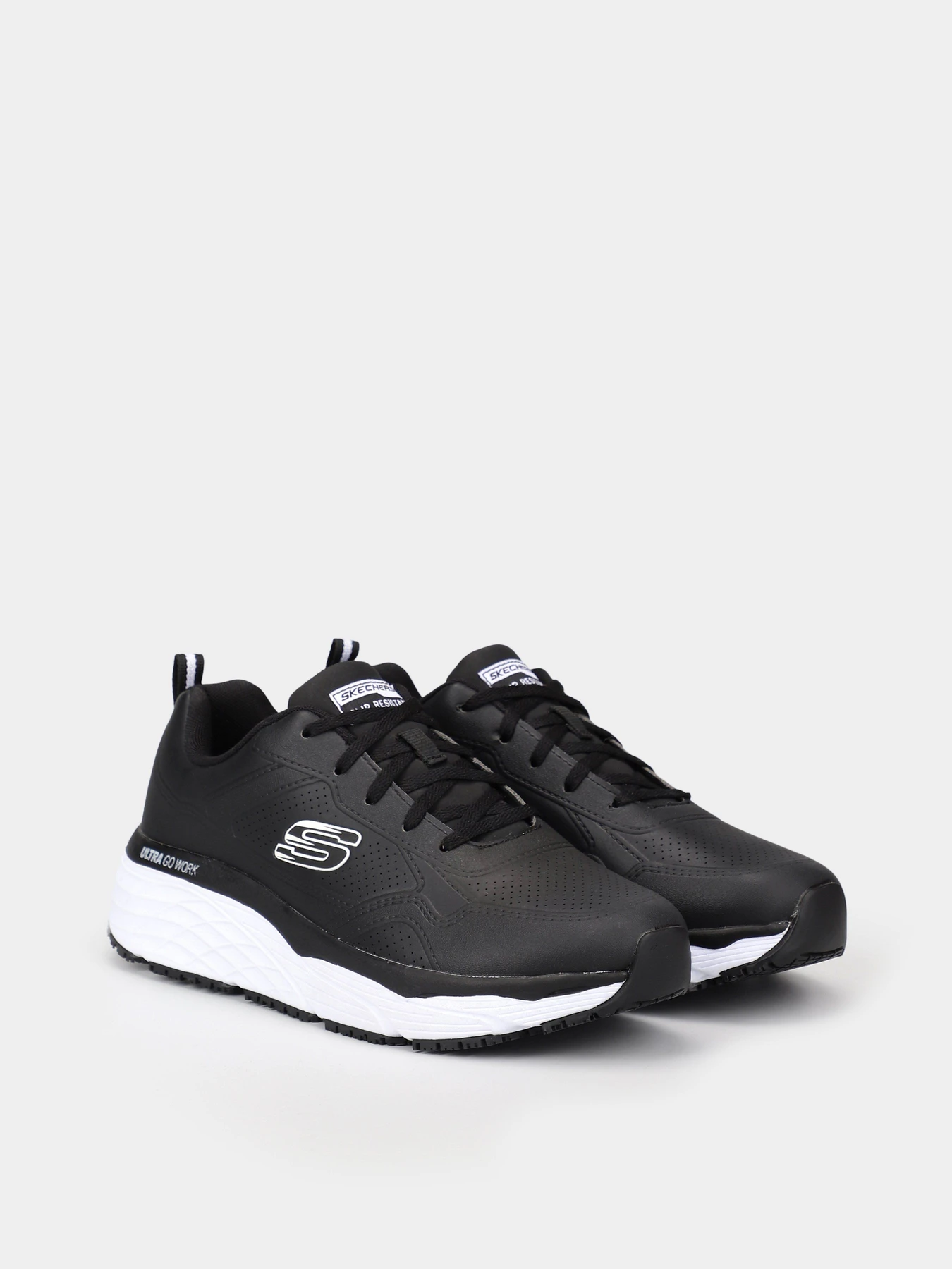 Кроссовки Skechers Max Cushioning Elite Slip Resistant модель 108049 BKW Кроссовки Skechers Max Cushioning Elite Slip Resistant модель 108049 BKW Фото