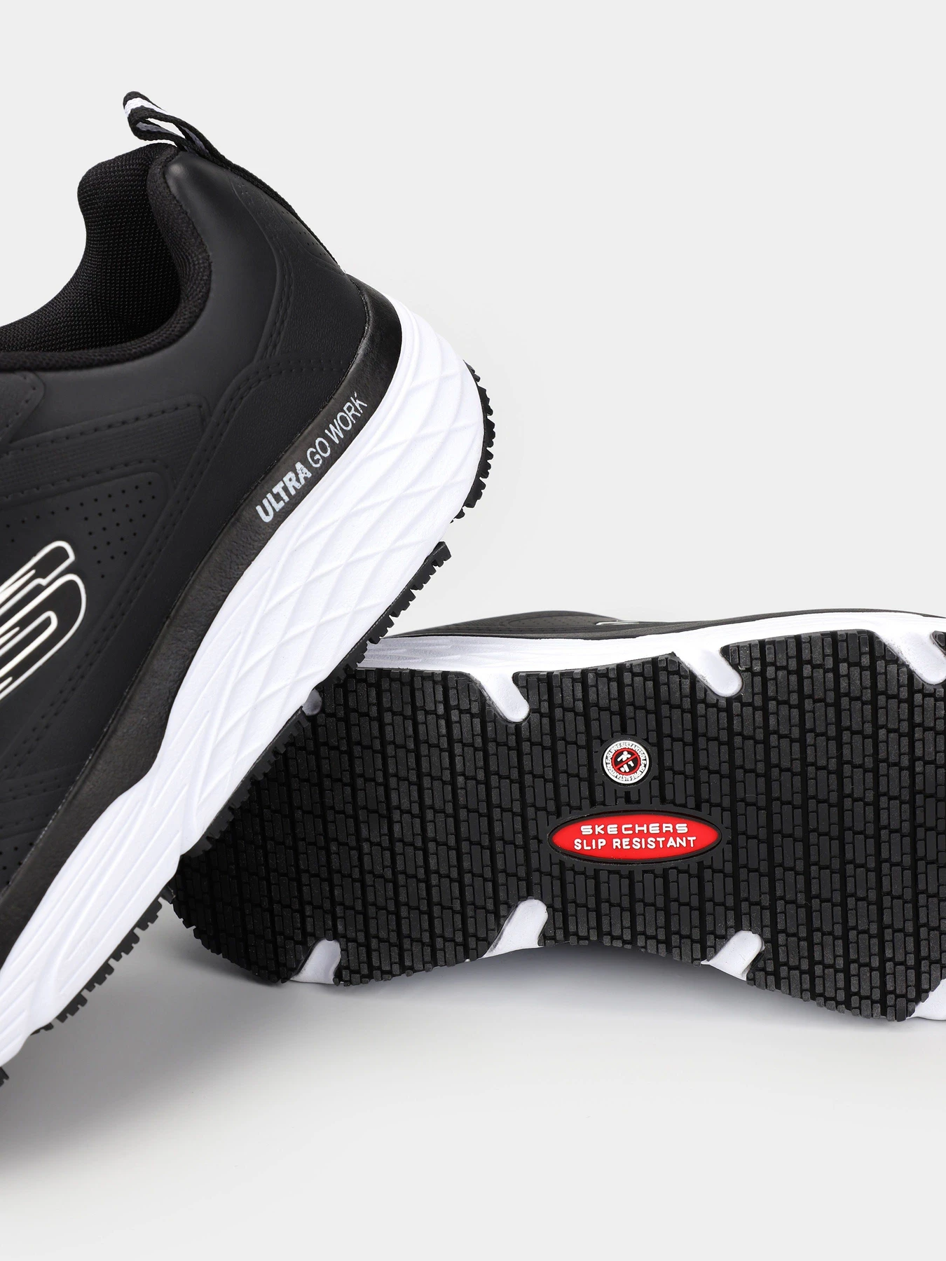 Кроссовки Skechers Max Cushioning Elite Slip Resistant модель 108049 BKW Кроссовки Skechers Max Cushioning Elite Slip Resistant модель 108049 BKW Фото