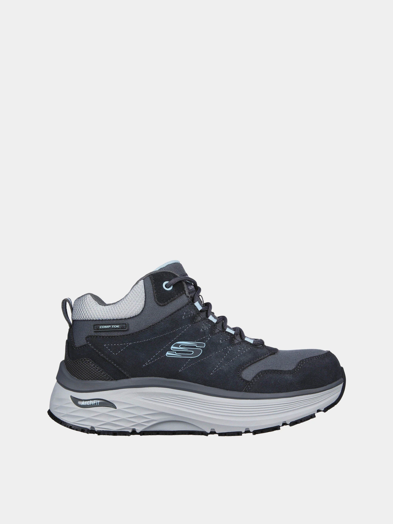 Черевики та чоботи Skechers Work: Max Cushioning Arch Fit Slip Resistant модель 108114 CHAR Черевики та чоботи Skechers Work: Max Cushioning Arch Fit Slip Resistant модель 108114 CHAR Фото