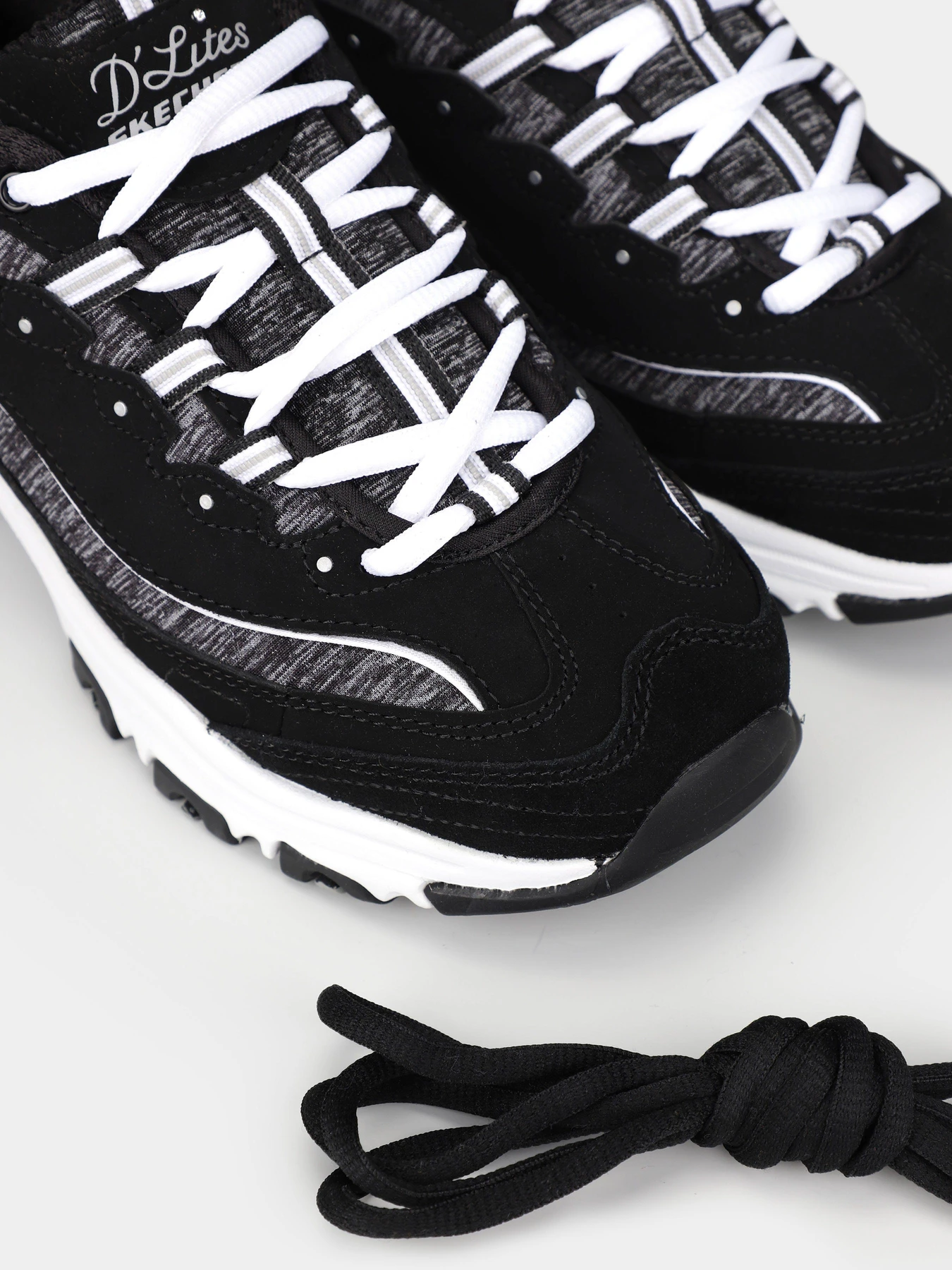 Кросівки Skechers D'Lites - Me Time модель 11936W BKW Кросівки Skechers D'Lites - Me Time модель 11936W BKW Фото