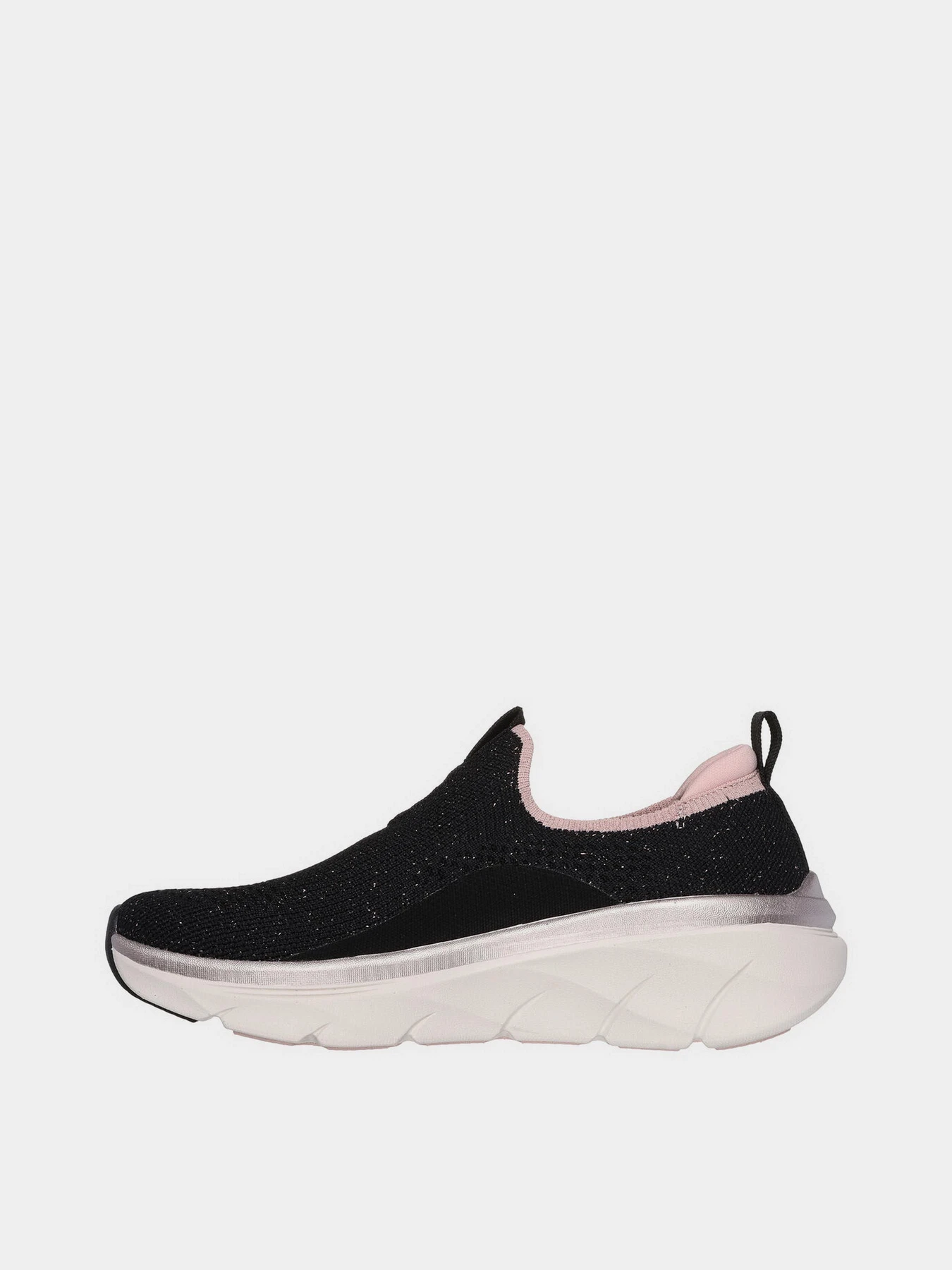 Слипоны и мокасины Skechers Relaxed Fit: D'Lux Walker 2.0 - Sparkle Forever модель 150098 BKRG Фото