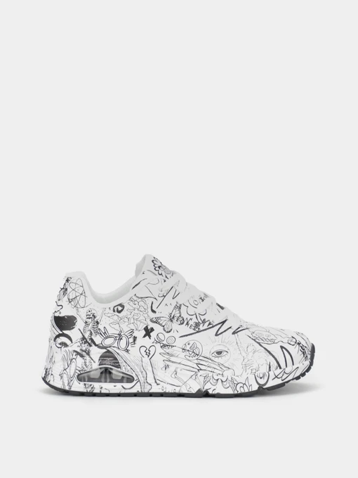 Кроссовки Skechers Vexx: Uno - Process Sketch модель 177972 WBK Фото
