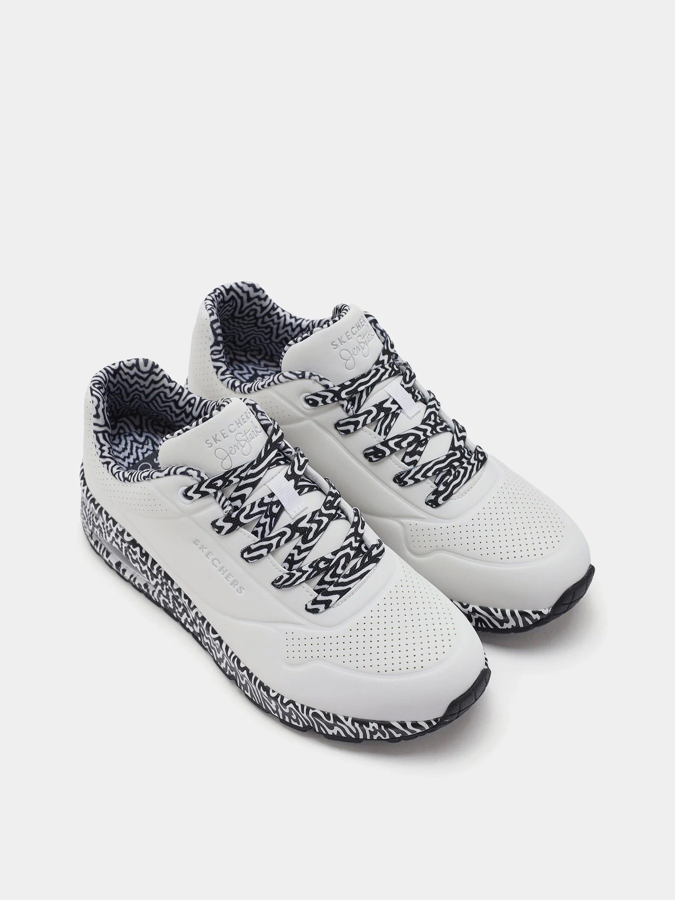 Кросівки Skechers Jen Stark: Uno - Mini Drip модель 177959 WBK Кросівки Skechers Jen Stark: Uno - Mini Drip модель 177959 WBK Фото
