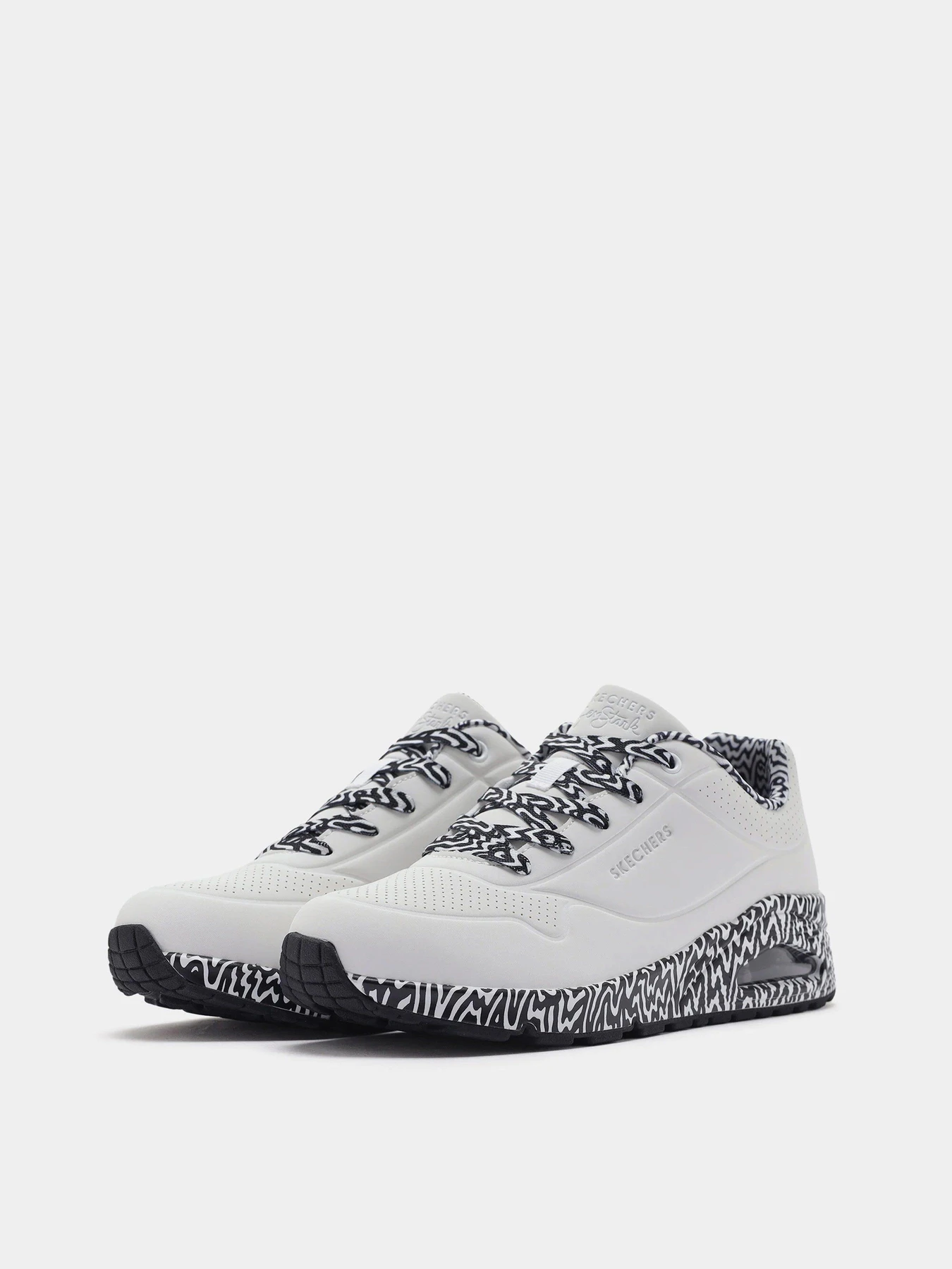 Кросівки Skechers Jen Stark: Uno - Mini Drip модель 177959 WBK Кросівки Skechers Jen Stark: Uno - Mini Drip модель 177959 WBK Фото