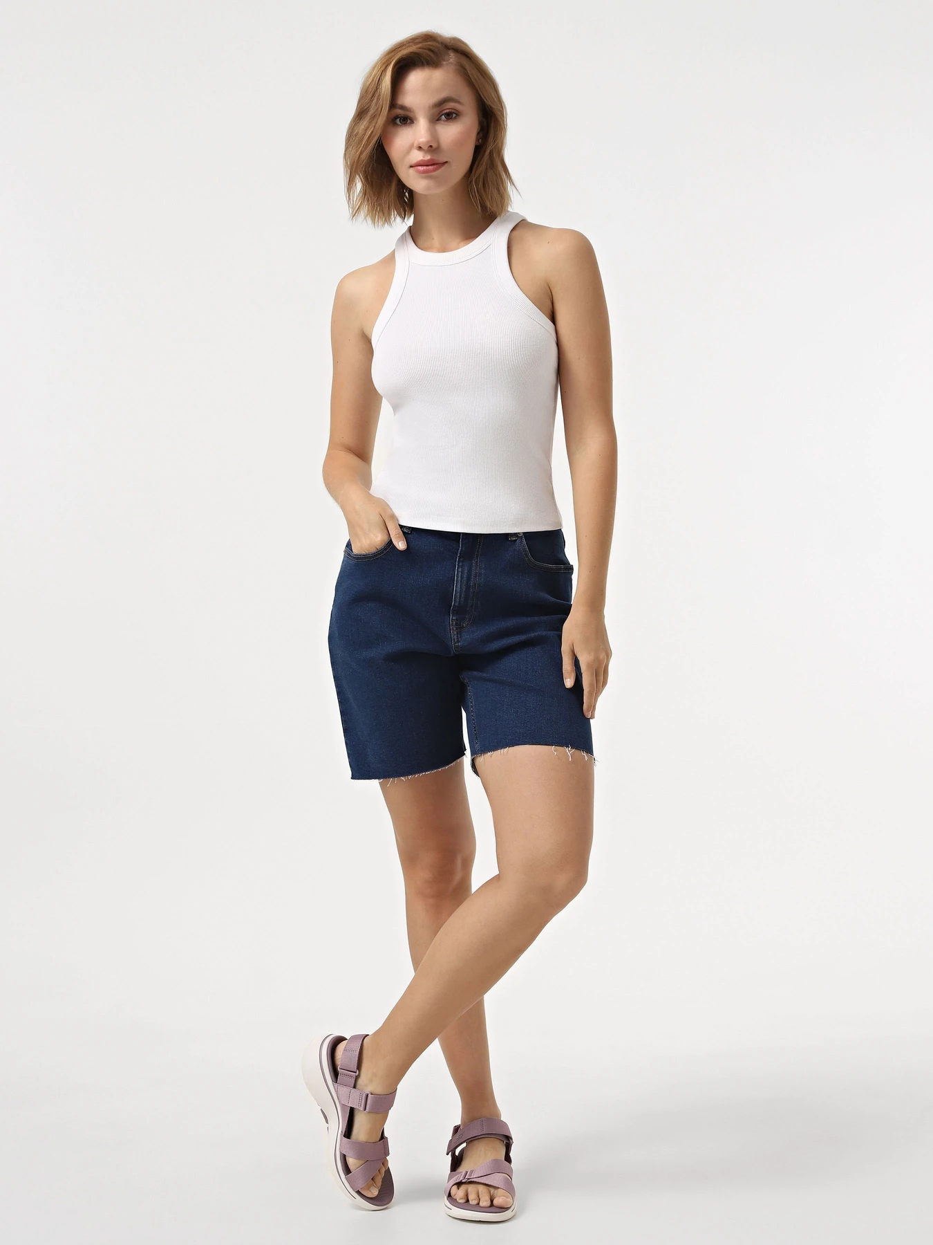 Сандалії Skechers GO Walk Arch Fit модель 140808 LAV Сандалії Skechers GO Walk Arch Fit модель 140808 LAV Фото