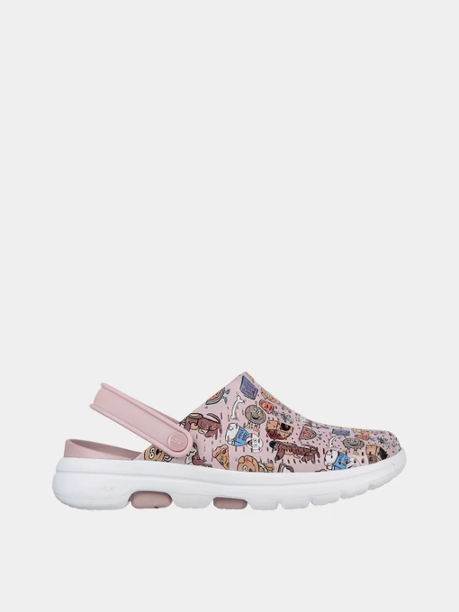 Шлёпанцы Skechers Foamies: GO Walk 5 - Pup Life модель 111013 LAV Фото