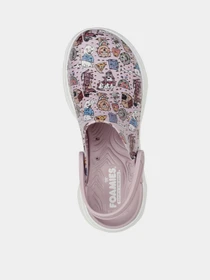 Шлёпанцы Skechers Foamies: GO Walk 5 - Pup Life модель 111013 LAV Фото