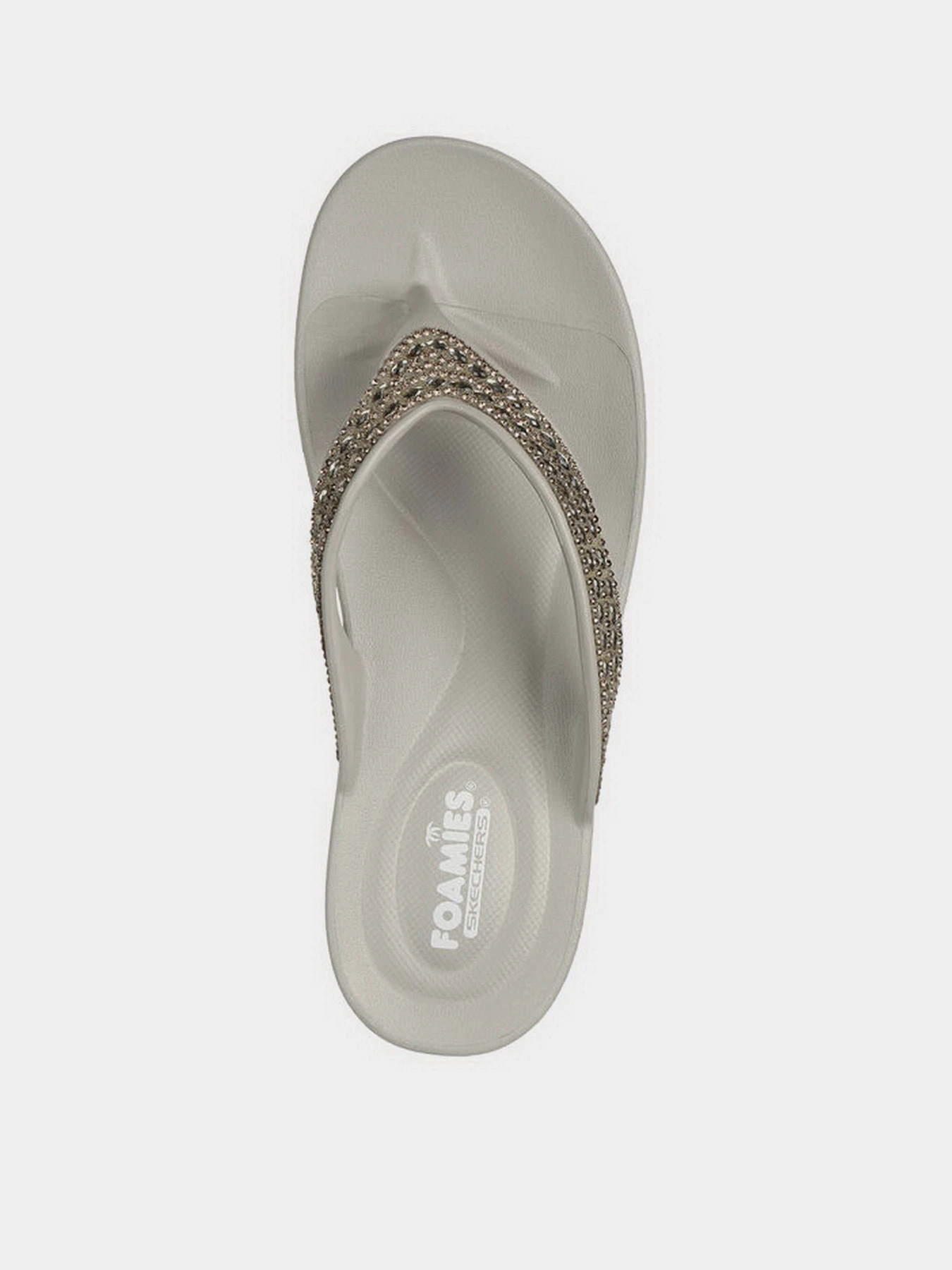 Шлёпанцы Skechers Foamies: Glitzy модель 111224 NAT Фото