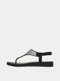 Шлёпанцы Skechers Meditation - Rockstar модель 119770 BLK Фото