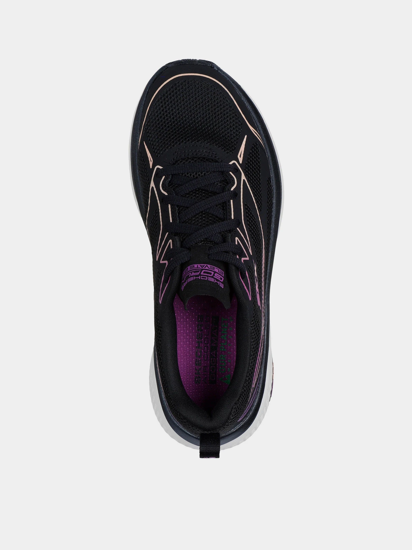 Кросівки Skechers GO Run Elevate 2.0 - Allaire модель 129001 BKPR Кросівки Skechers GO Run Elevate 2.0 - Allaire модель 129001 BKPR Фото