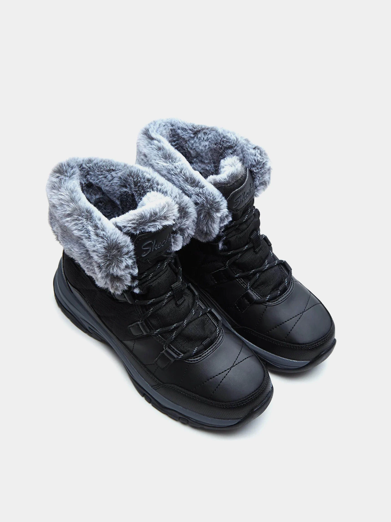 Ботинки и сапоги Skechers Relaxed Fit: Trego - Winter Feelings модель 167431 BLK Ботинки и сапоги Skechers Relaxed Fit: Trego - Winter Feelings модель 167431 BLK Фото