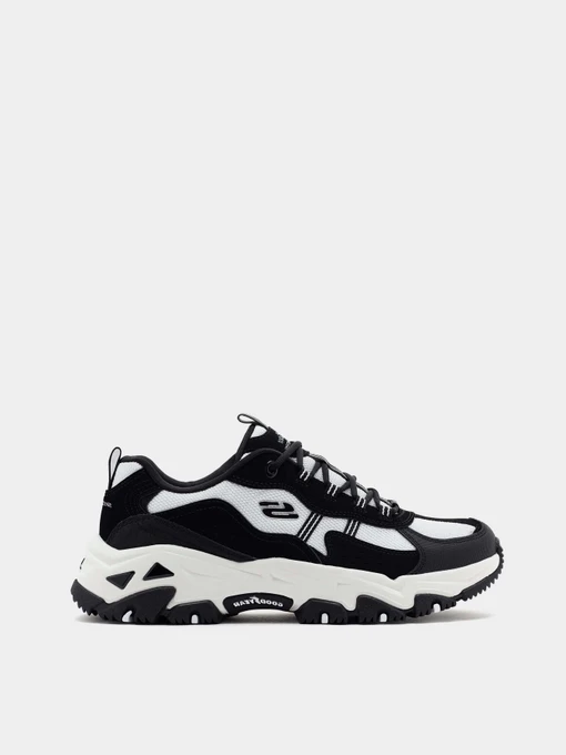 Кроссовки Skechers D'LITES HIKER модель 180128 BKW Фото