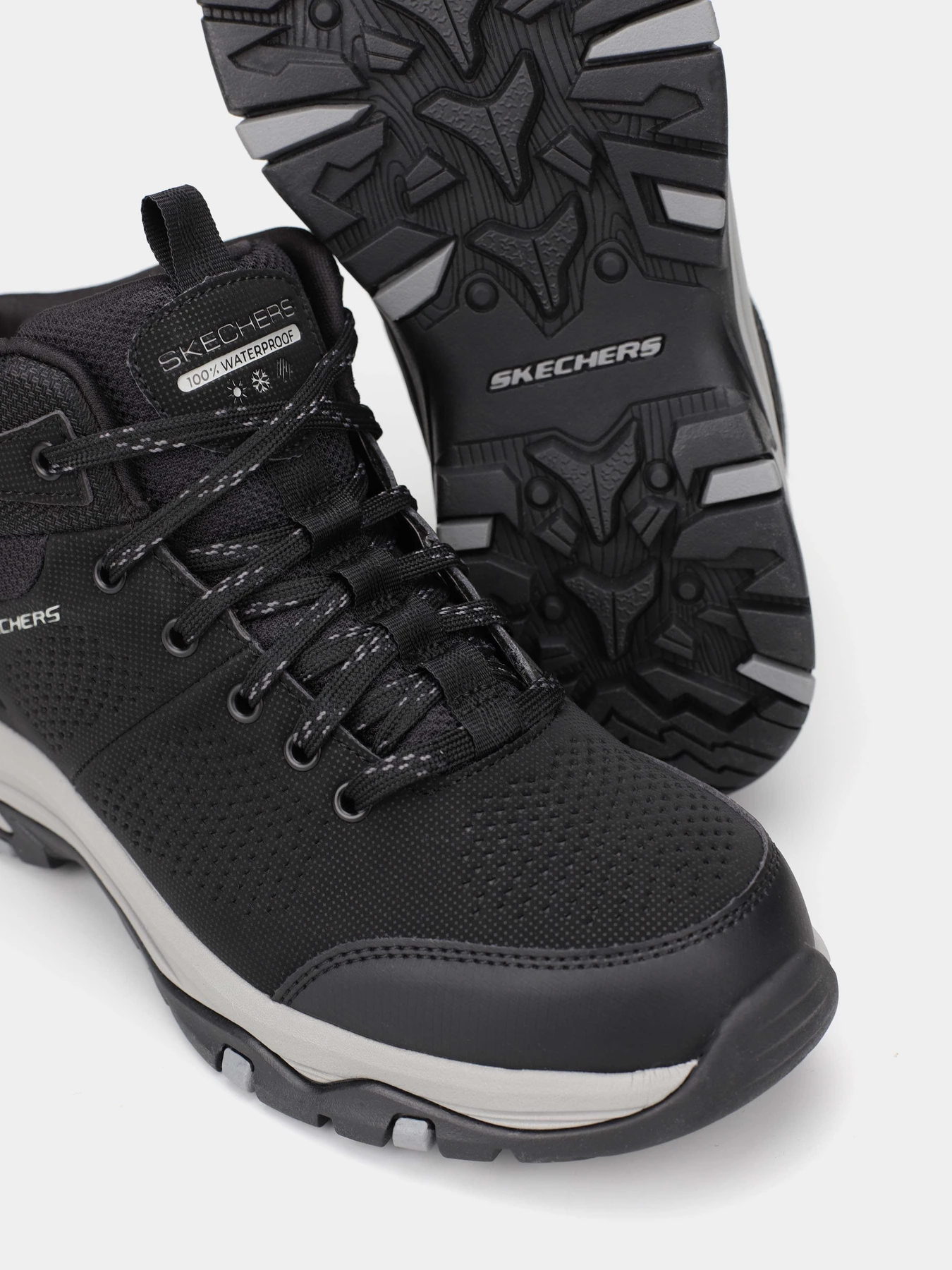 Ботинки и сапоги Skechers Relaxed Fit: Trego - Trail Destination модель 180005 BKCC Ботинки и сапоги Skechers Relaxed Fit: Trego - Trail Destination модель 180005 BKCC Фото