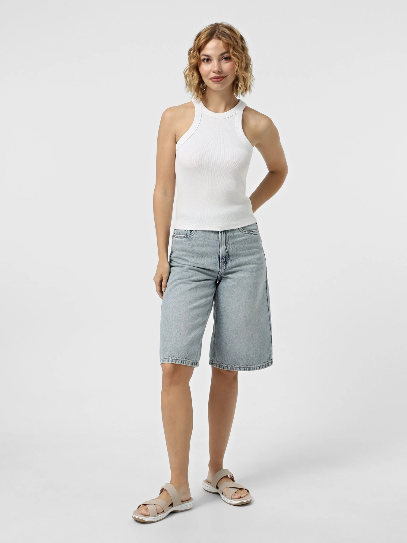 Шлёпанцы Skechers Relaxed Fit: Bayshore - Take It Easy модель 163362 TPE Фото