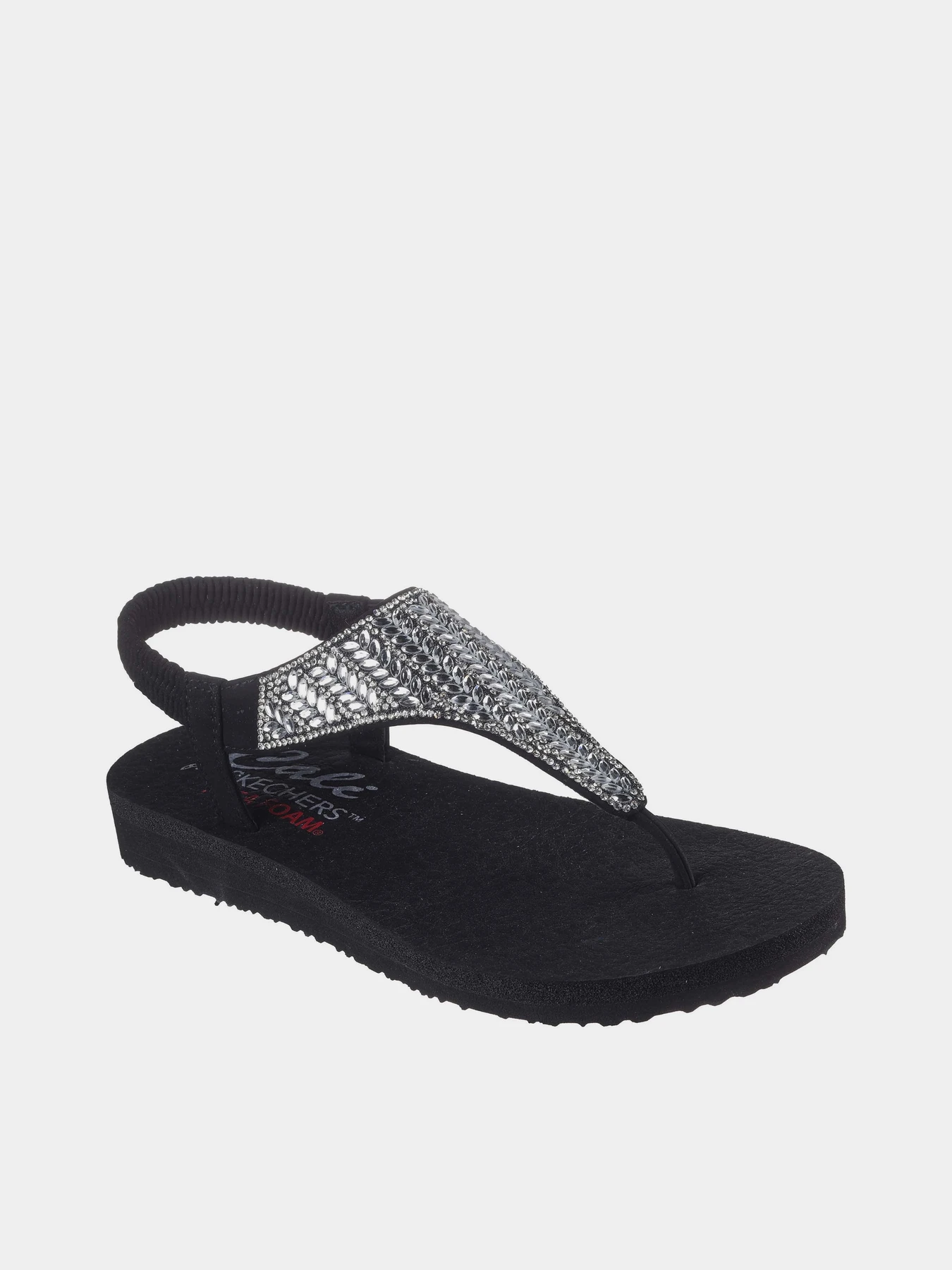 Шлёпанцы Skechers Meditation - Glamorous Muse модель 119774 BLK Шлёпанцы Skechers Meditation - Glamorous Muse модель 119774 BLK Фото