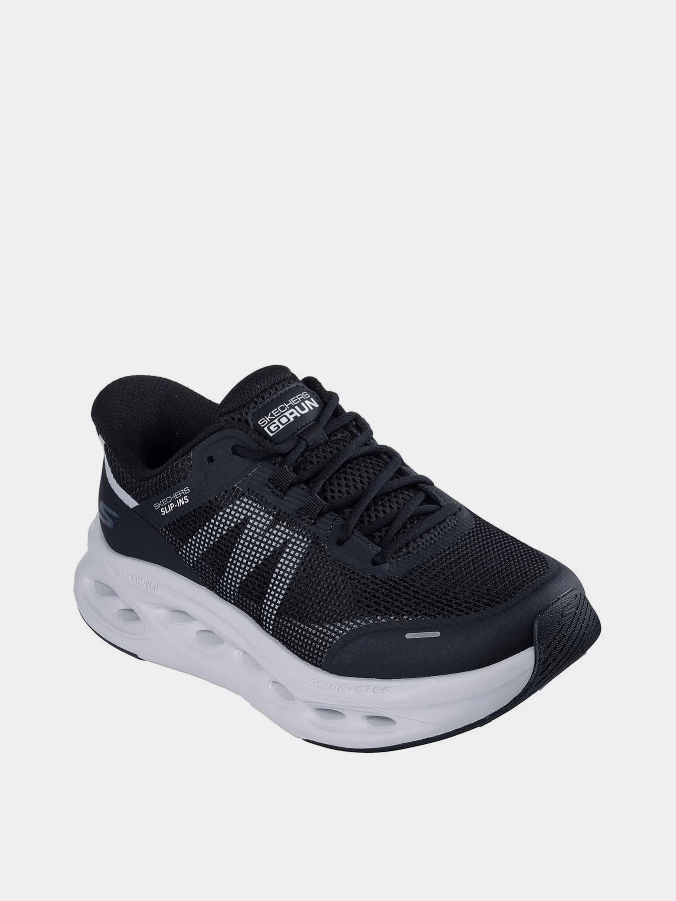 Кроссовки Skechers MAX CUSHIONING GLIDE-STEP модель 129401 BKW Кроссовки Skechers MAX CUSHIONING GLIDE-STEP модель 129401 BKW Фото