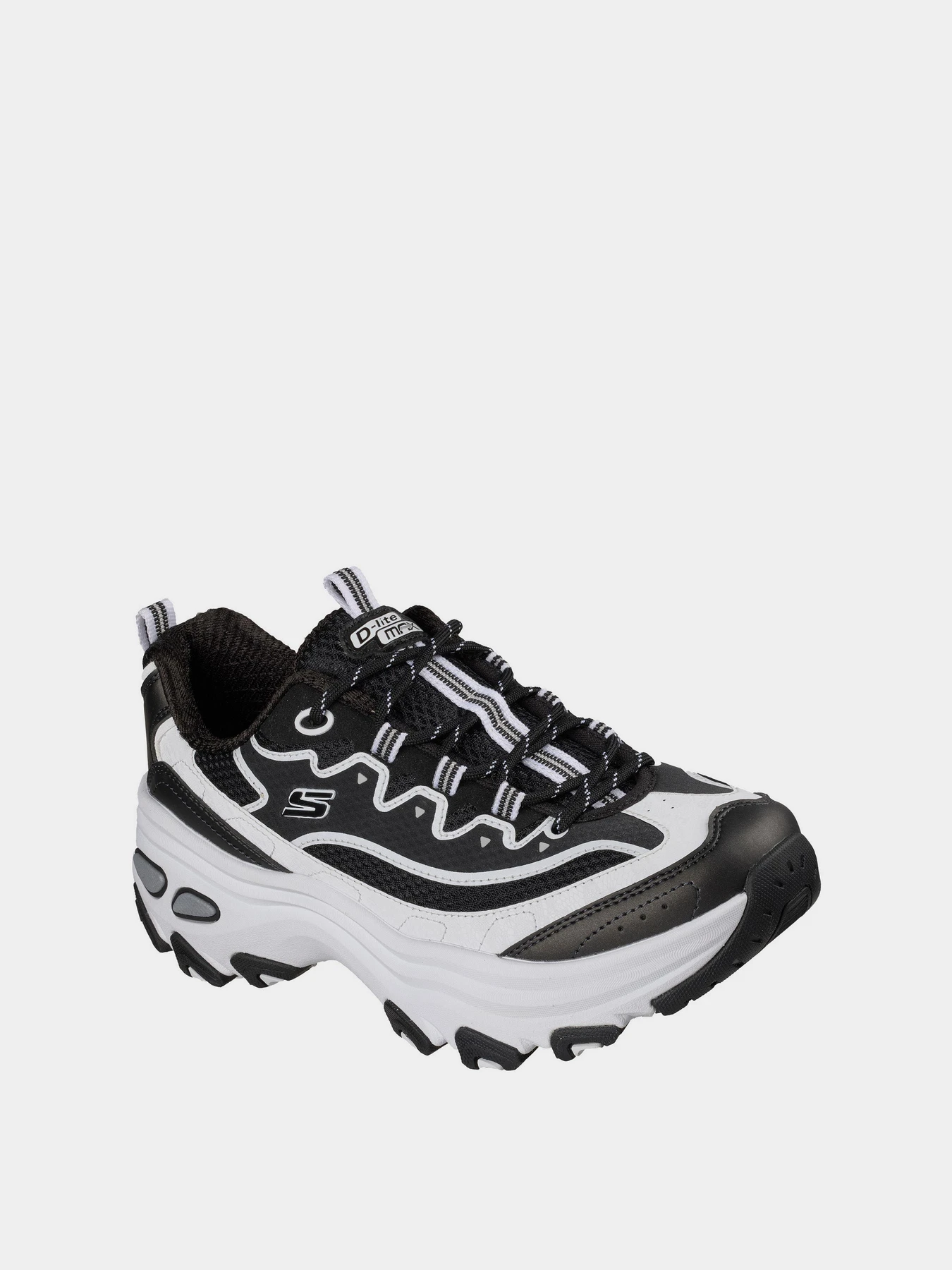 Кроссовки Skechers D'LITE MAX модель 180399 BKW Кроссовки Skechers D'LITE MAX модель 180399 BKW Фото