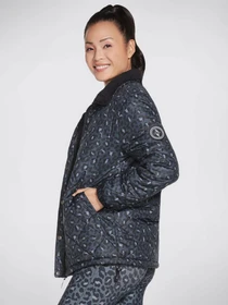 Куртки и дубленки Skechers GOwalk Wear Midnight Puffer Jacket модель W3JA251 BKNV Фото