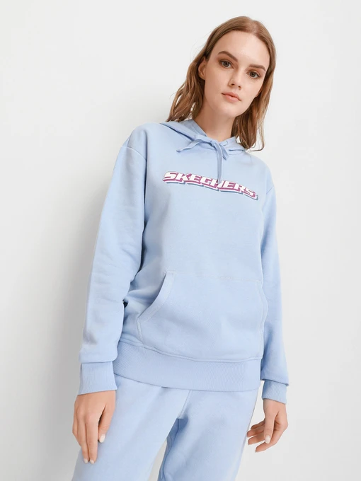Худі та світшоти Skechers BLOCK HERITAGE PULLOVER HOODIE модель WHD60 BLPW Фото