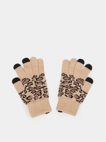 Перчатки и варежки Skechers Leopard Magic Gloves модель SLK30734LPD Фото