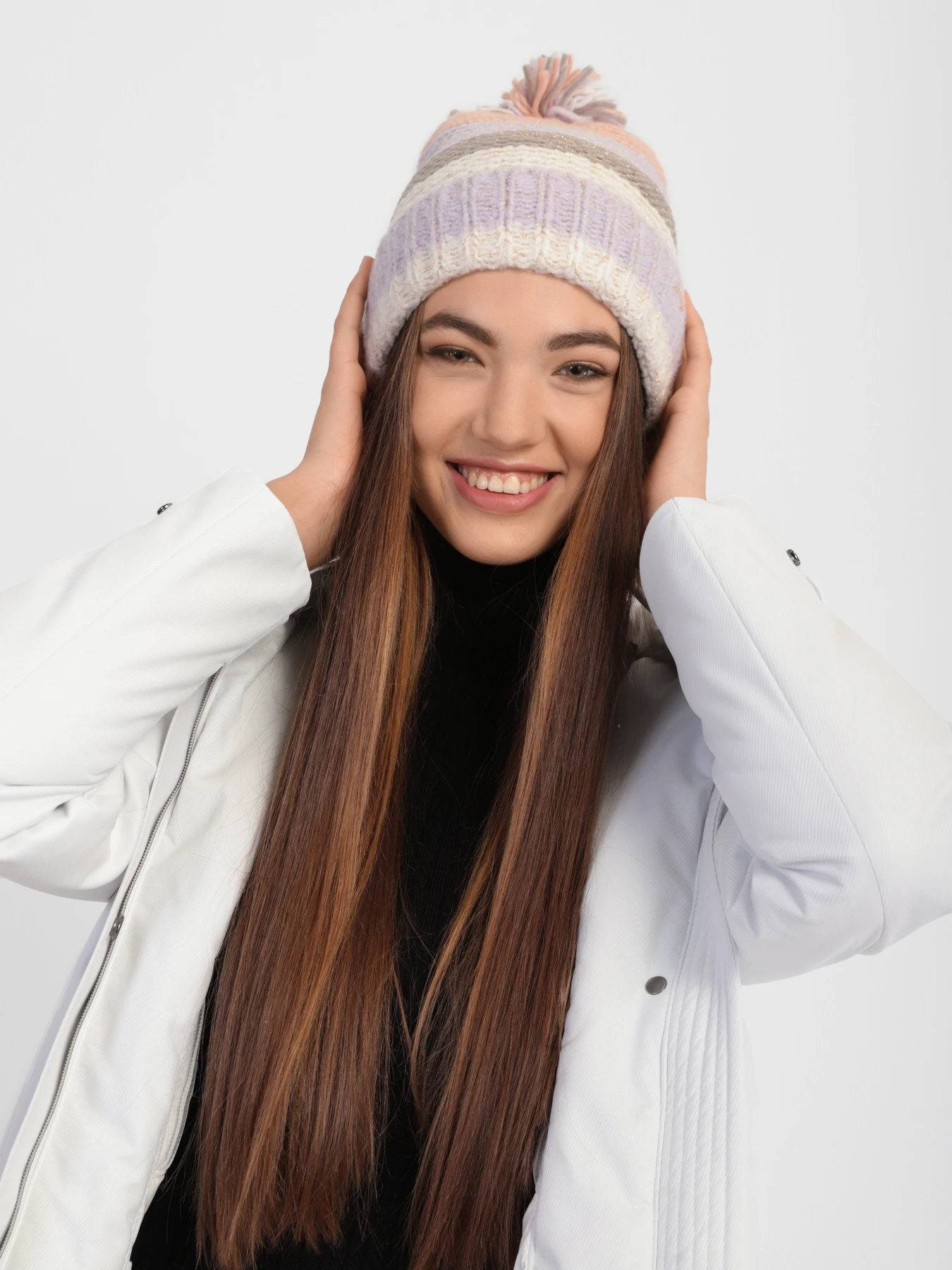 Шапки и кепки Skechers Multi Stripe Beanie Hat модель SLK1014MULTI Шапки и кепки Skechers Multi Stripe Beanie Hat модель SLK1014MULTI Фото