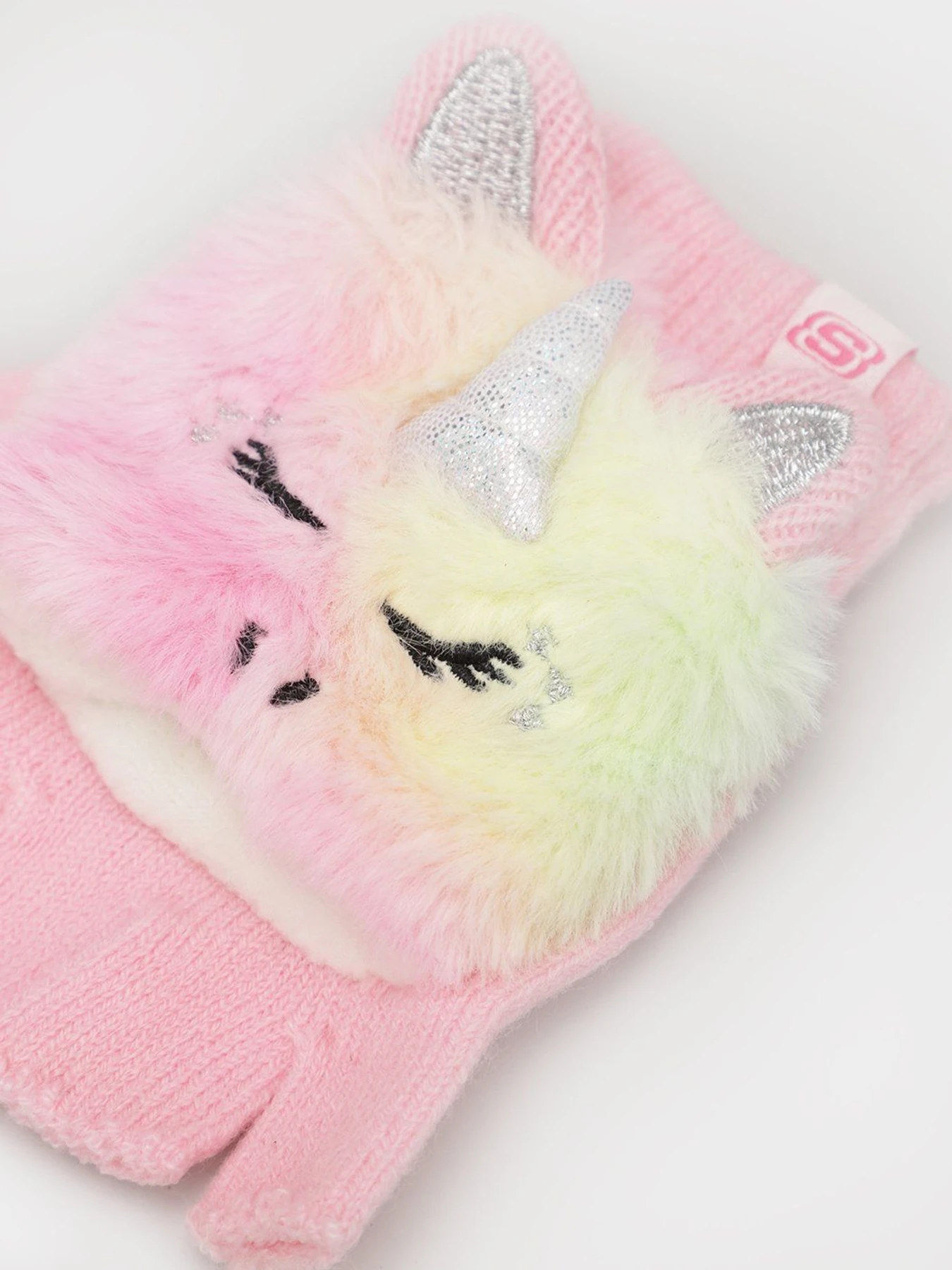 Перчатки и варежки Skechers Unicorn Faux Fur Mittens модель SGK8014PINK Перчатки и варежки Skechers Unicorn Faux Fur Mittens модель SGK8014PINK Фото