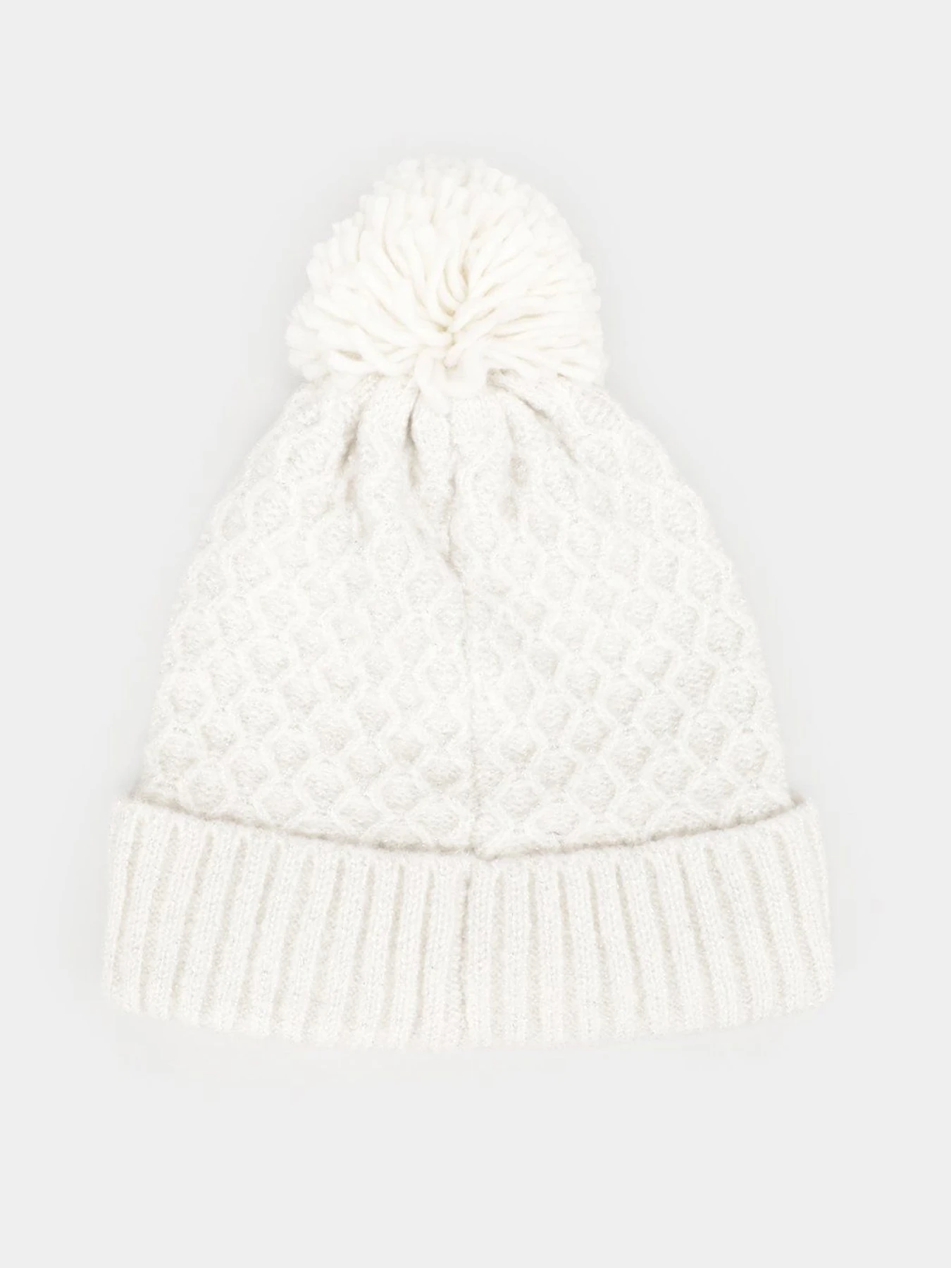 Шапки та кепки Skechers Diamond Texture Beanie Hat модель SLK1038OFWT Фото