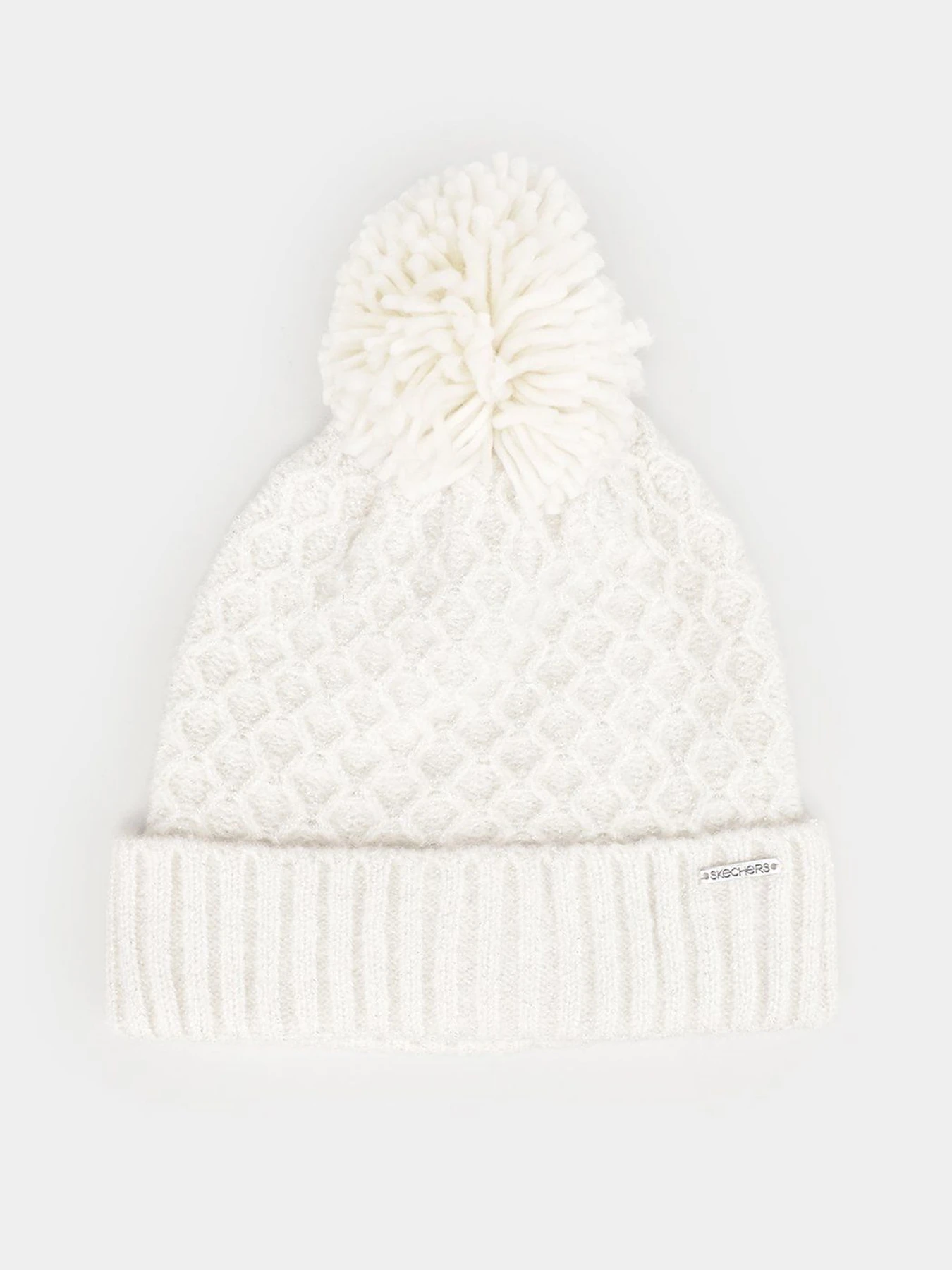 Шапки та кепки Skechers Diamond Texture Beanie Hat модель SLK1038OFWT Фото