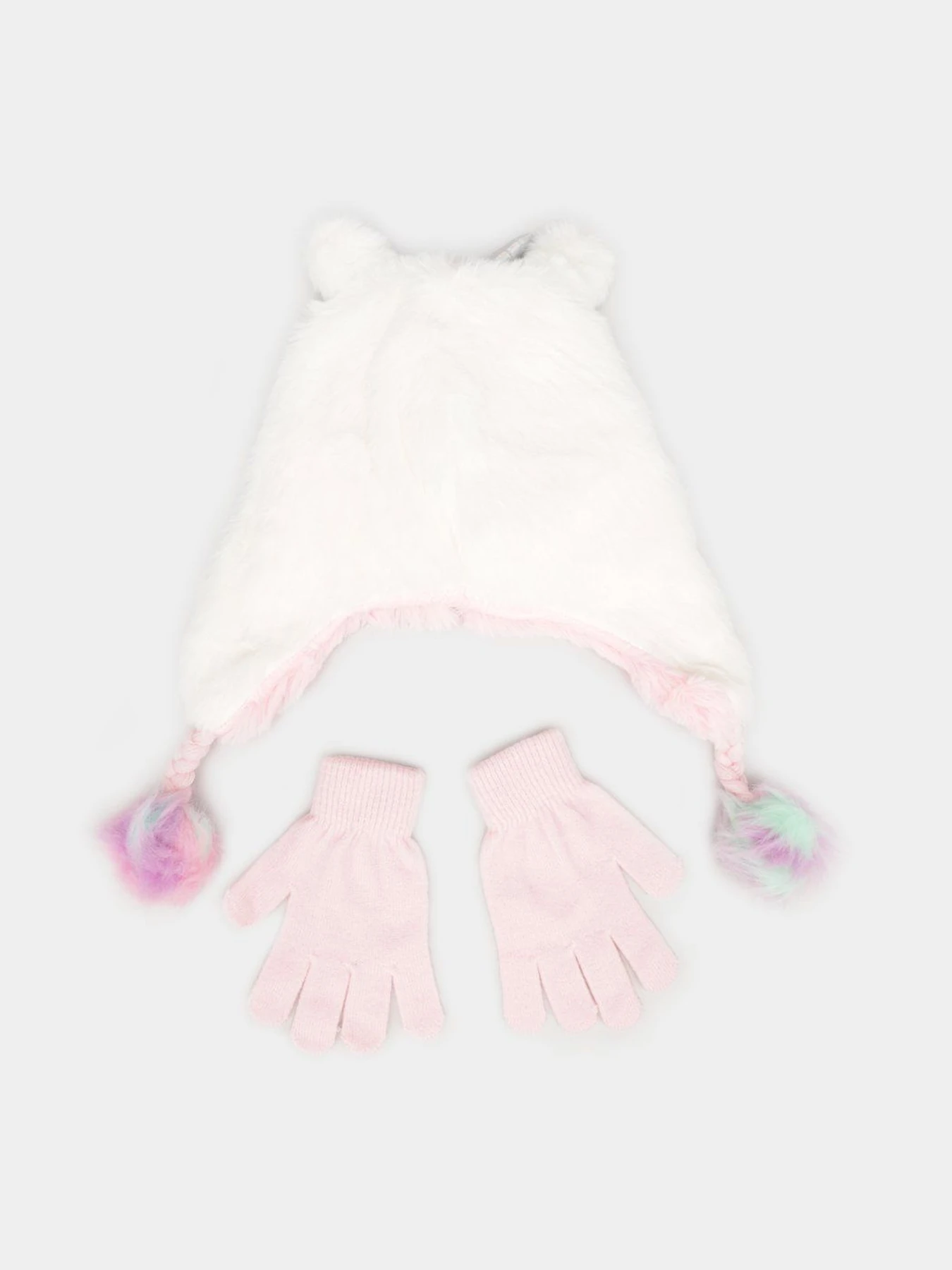 Шапки и кепки Skechers Plush Unicorn Hat Set модель SGC6019OFWT Фото