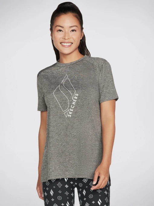 Футболки і поло Skechers GoDri Diamond Blissful Tee модель W1TS327 BLK Фото