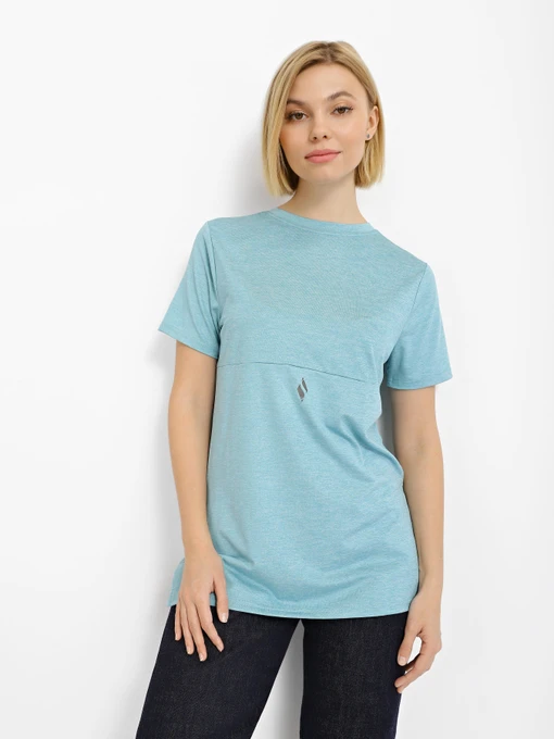 Футболки і поло Skechers GoDri Diamond Blissful Tee модель W1TS327 TURQ Фото