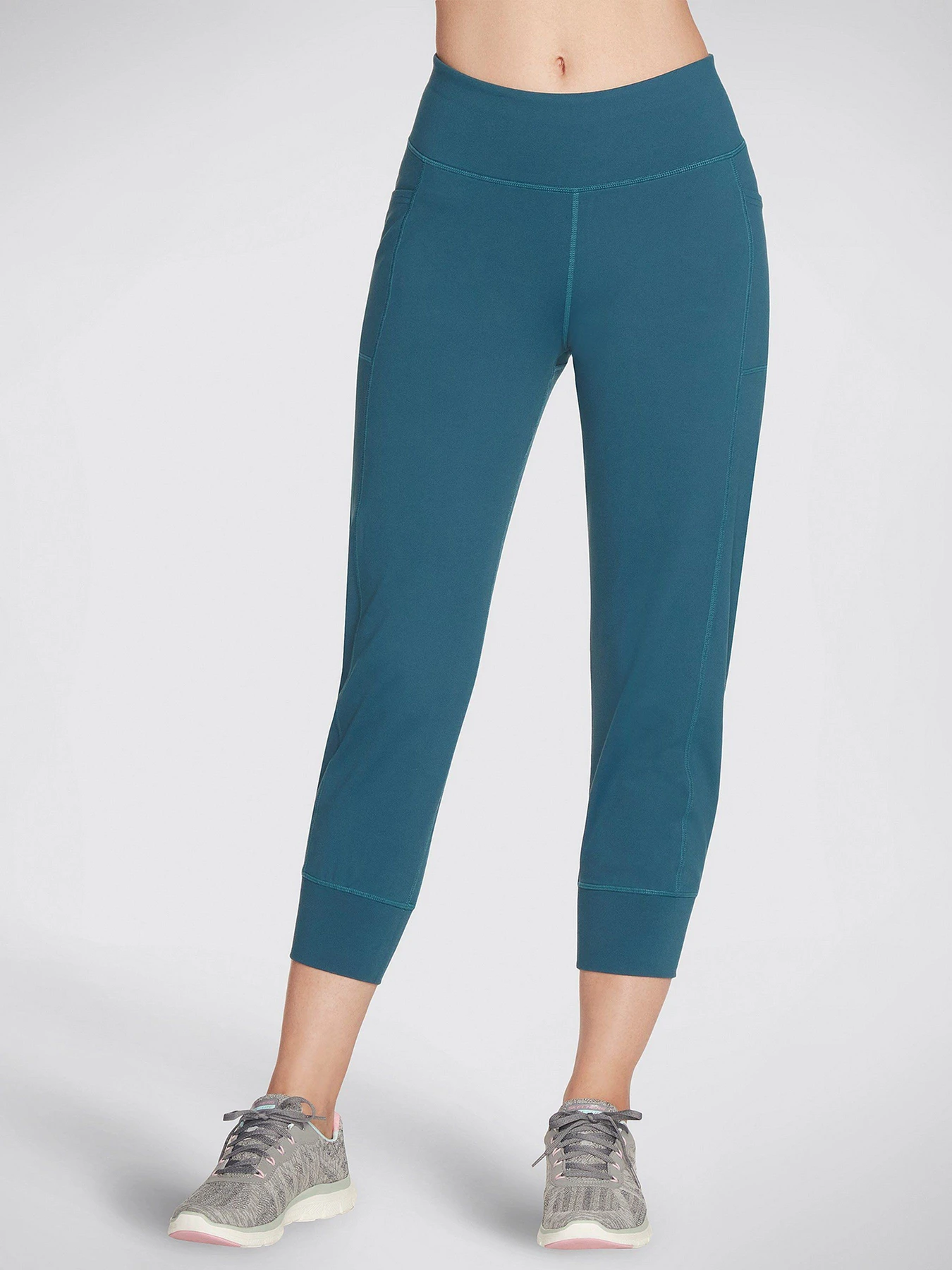 Брюки Skechers Go Walk Evolution Crop Jogger модель W2CP28 TEAL Брюки Skechers Go Walk Evolution Crop Jogger модель W2CP28 TEAL Фото