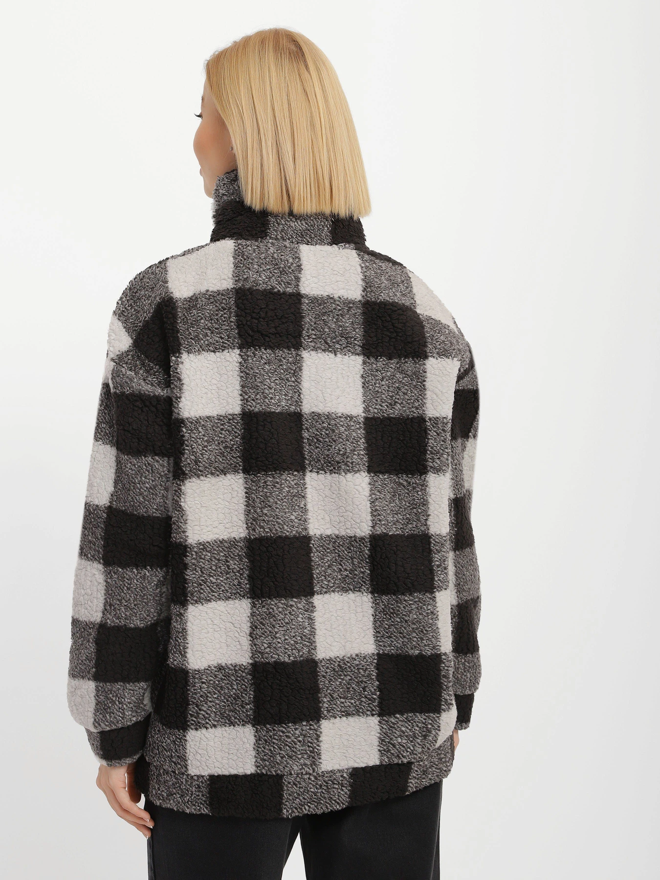 Худі та світшоти Skechers BOBS Apparel Snuggles Buffalo Check модель BW3JA38 GYMT Худі та світшоти Skechers BOBS Apparel Snuggles Buffalo Check модель BW3JA38 GYMT Фото