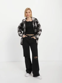 Худі та світшоти Skechers BOBS Apparel Snuggles Buffalo Check модель BW3JA38 GYMT Фото