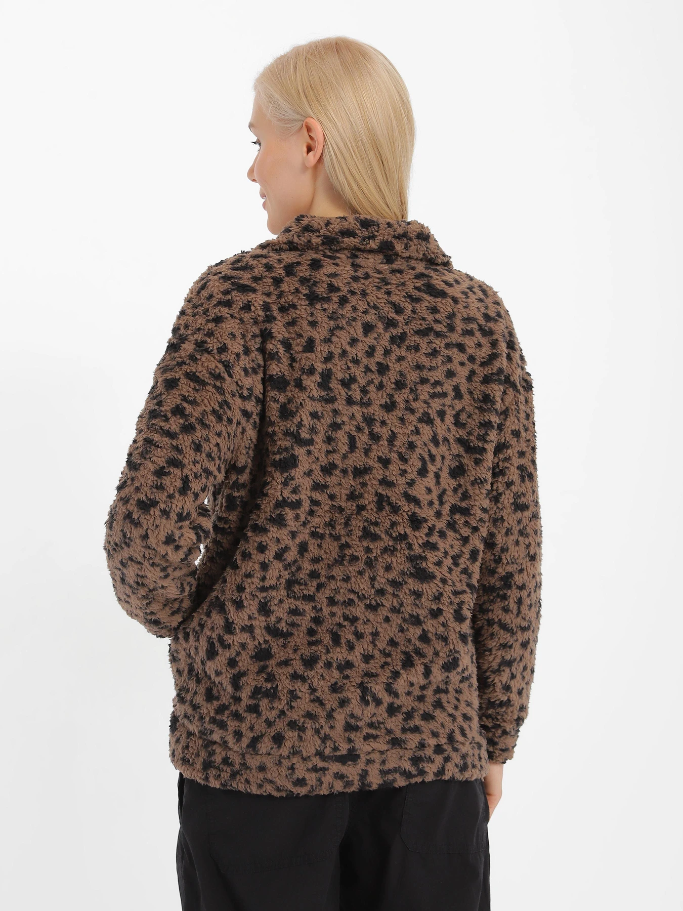 Худи и свитшоты Skechers BOBS Spot Print Sherpa модель JA37 BRMT Худи и свитшоты Skechers BOBS Spot Print Sherpa модель JA37 BRMT Фото