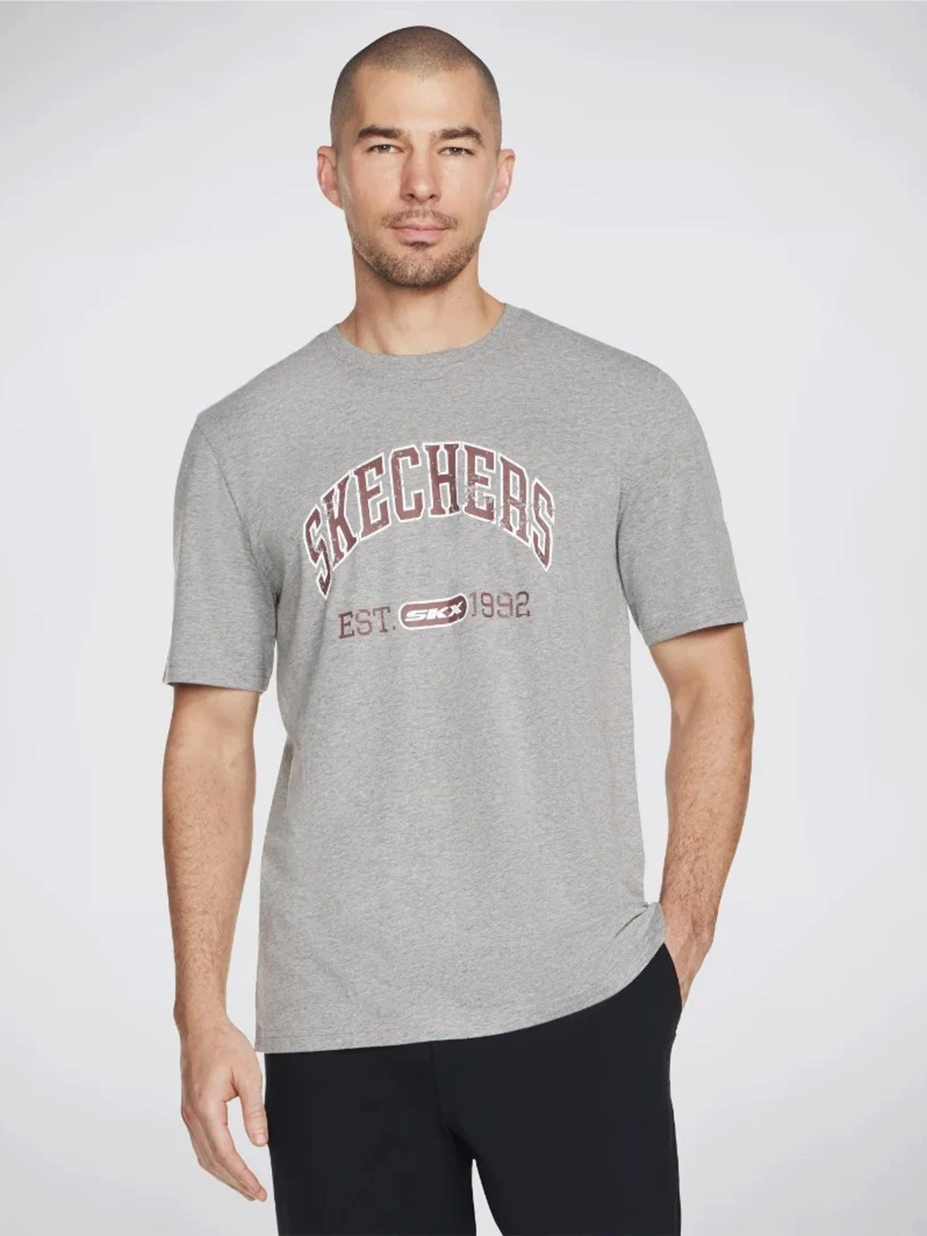Футболки і поло Skechers Prestige модель TS19 LTGY Футболки і поло Skechers Prestige модель TS19 LTGY Фото