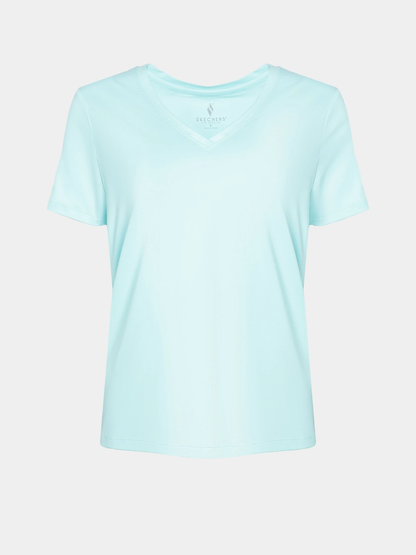 Футболки и поло Skechers Go Dri Serene V-Neck Top модель TP58 BLMN Футболки и поло Skechers Go Dri Serene V-Neck Top модель TP58 BLMN Фото