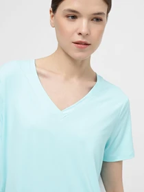 Футболки и поло Skechers Go Dri Serene V-Neck Top модель TP58 BLMN Фото