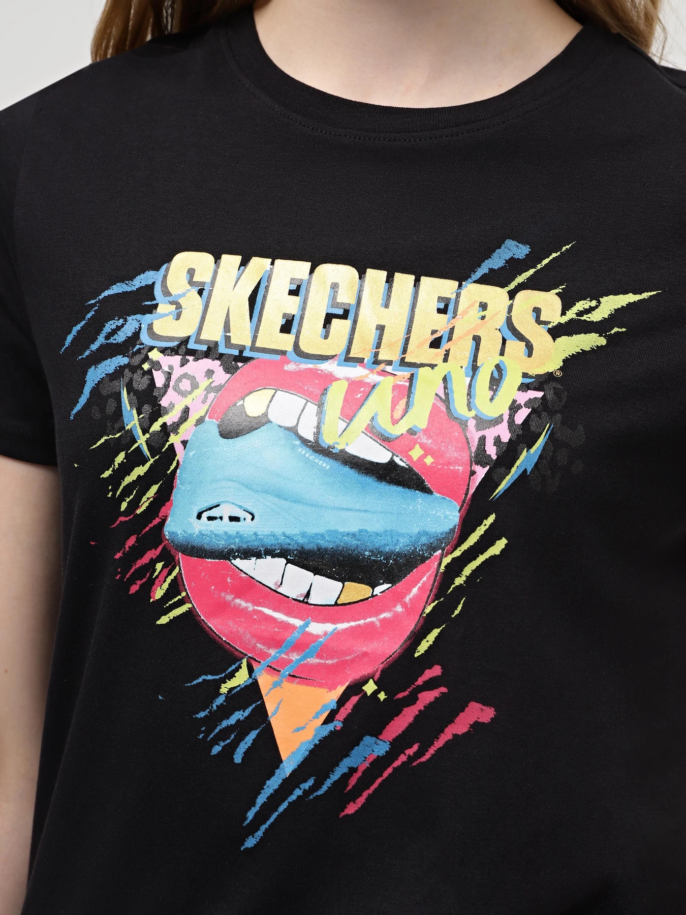 Футболки и поло Skechers Skechers Uno Classic Crew Tee модель TS111 BLK Футболки и поло Skechers Skechers Uno Classic Crew Tee модель TS111 BLK Фото