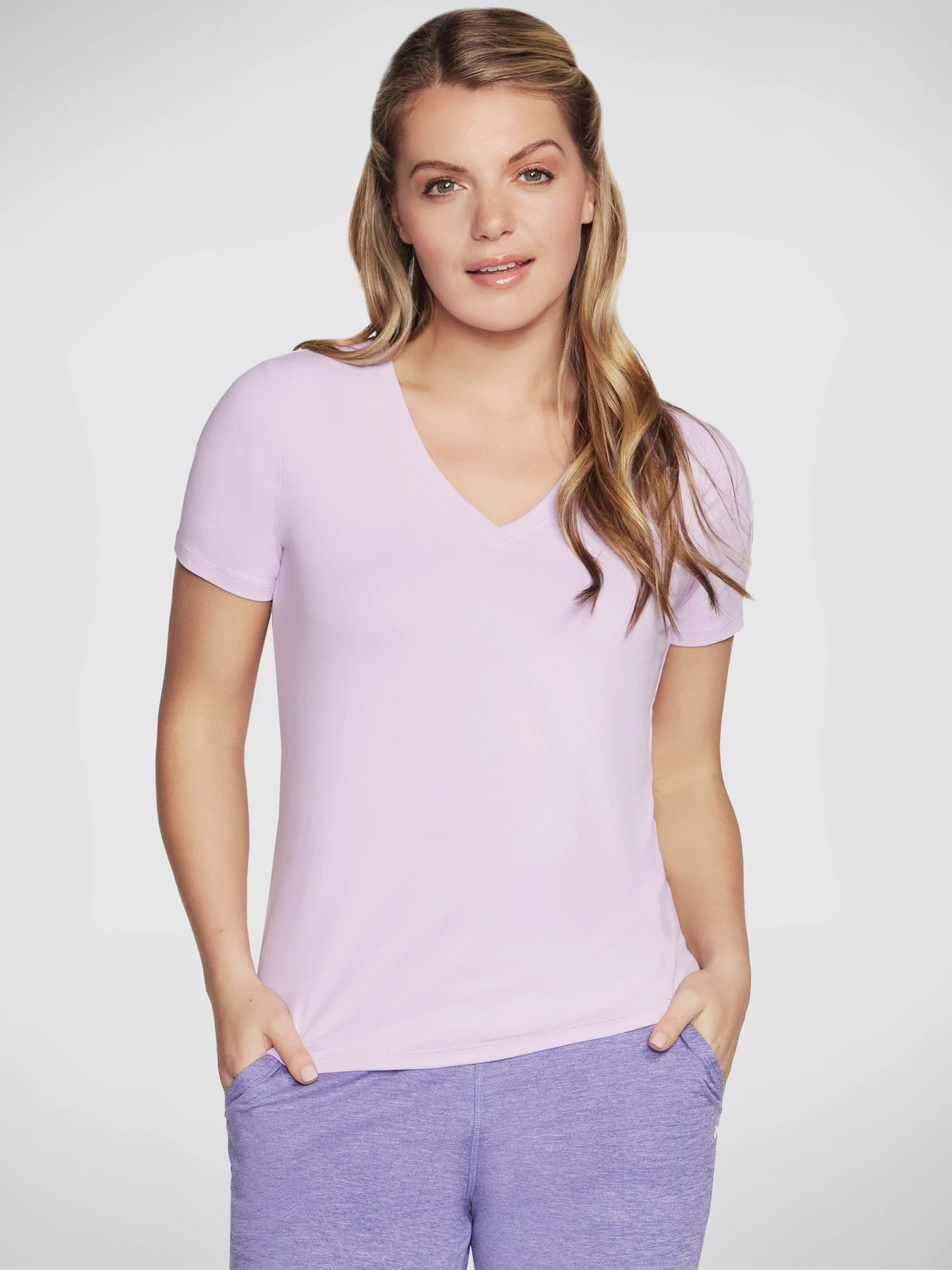 Футболки і поло Skechers Godri Serene Vneck Top модель TP58 BKMT Фото