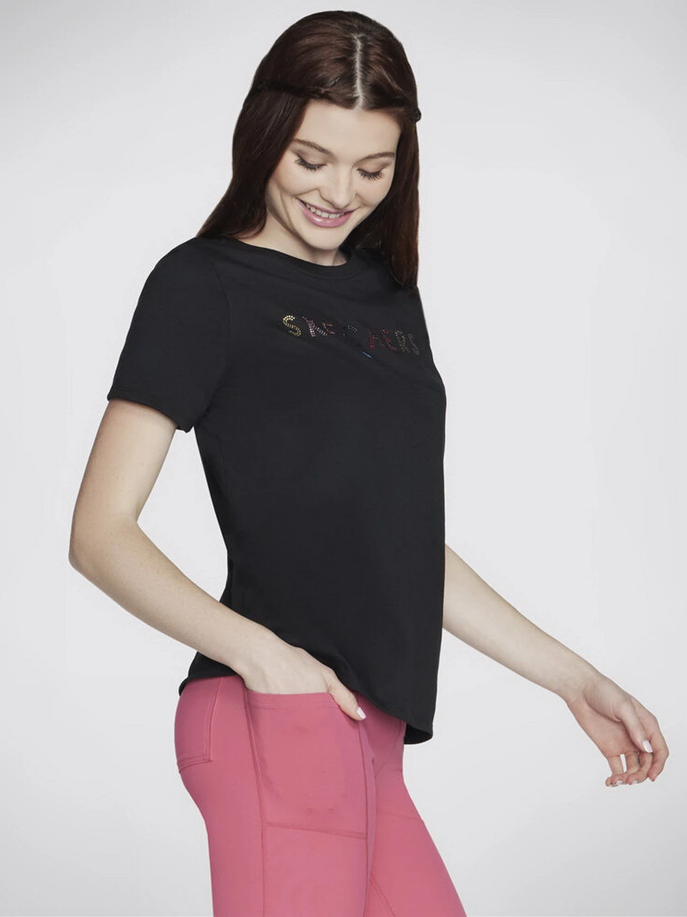 Футболки і поло Skechers Shine Tee модель TS40 BLK Фото
