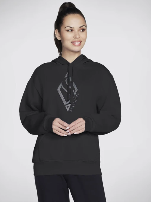 Худи и свитшоты Skechers Skech-Sweats Diamond Shine модель HD55 BLK Фото