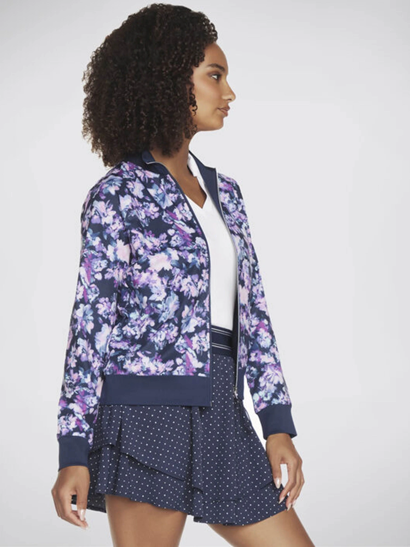 Куртки и дубленки Skechers Misty Floral Reversible модель JA158 BLLV Куртки и дубленки Skechers Misty Floral Reversible модель JA158 BLLV Фото