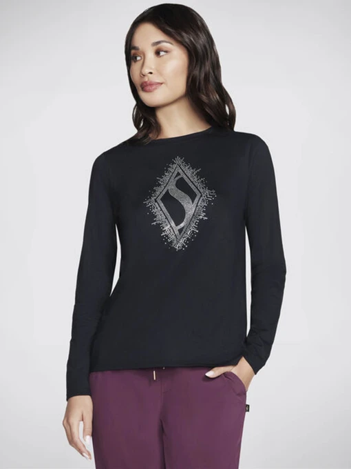 Худі та світшоти Skechers Rhinestone Burst модель LT127 BLK Фото