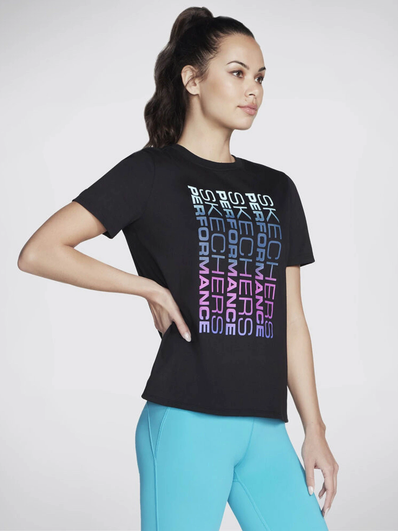 Футболки і поло Skechers Vibrant Glow модель TS129 BLK Футболки і поло Skechers Vibrant Glow модель TS129 BLK Фото