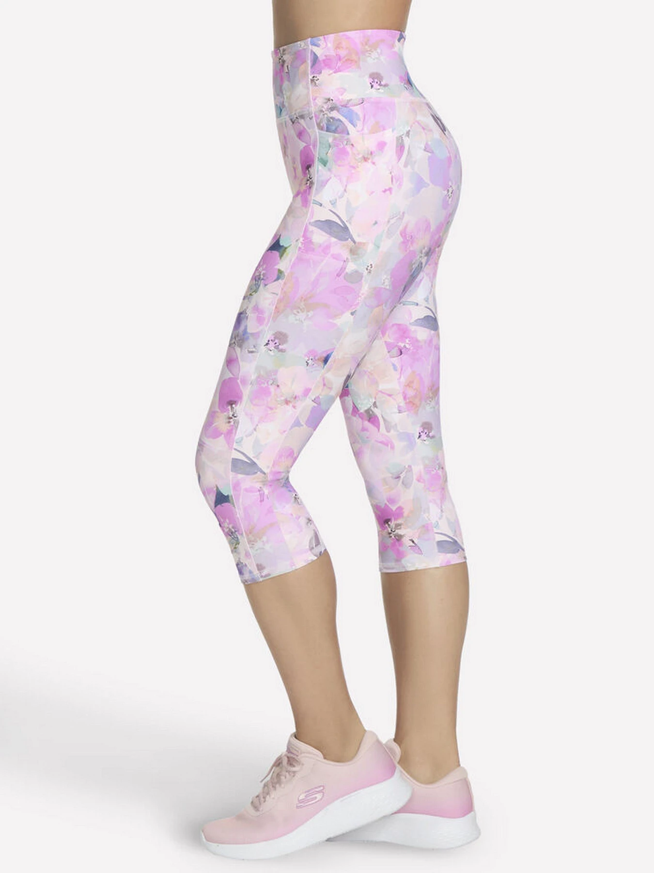 Штани Skechers GOWALK SEASCAPE FLORAL CAPRI модель CP4 CRMT Штани Skechers GOWALK SEASCAPE FLORAL CAPRI модель CP4 CRMT Фото