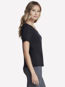 Футболки і поло Skechers PIMA V-NECK TEE модель TP130 BLK Фото