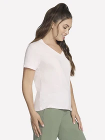 Футболки і поло Skechers PIMA V-NECK TEE модель TP130 WPK Фото