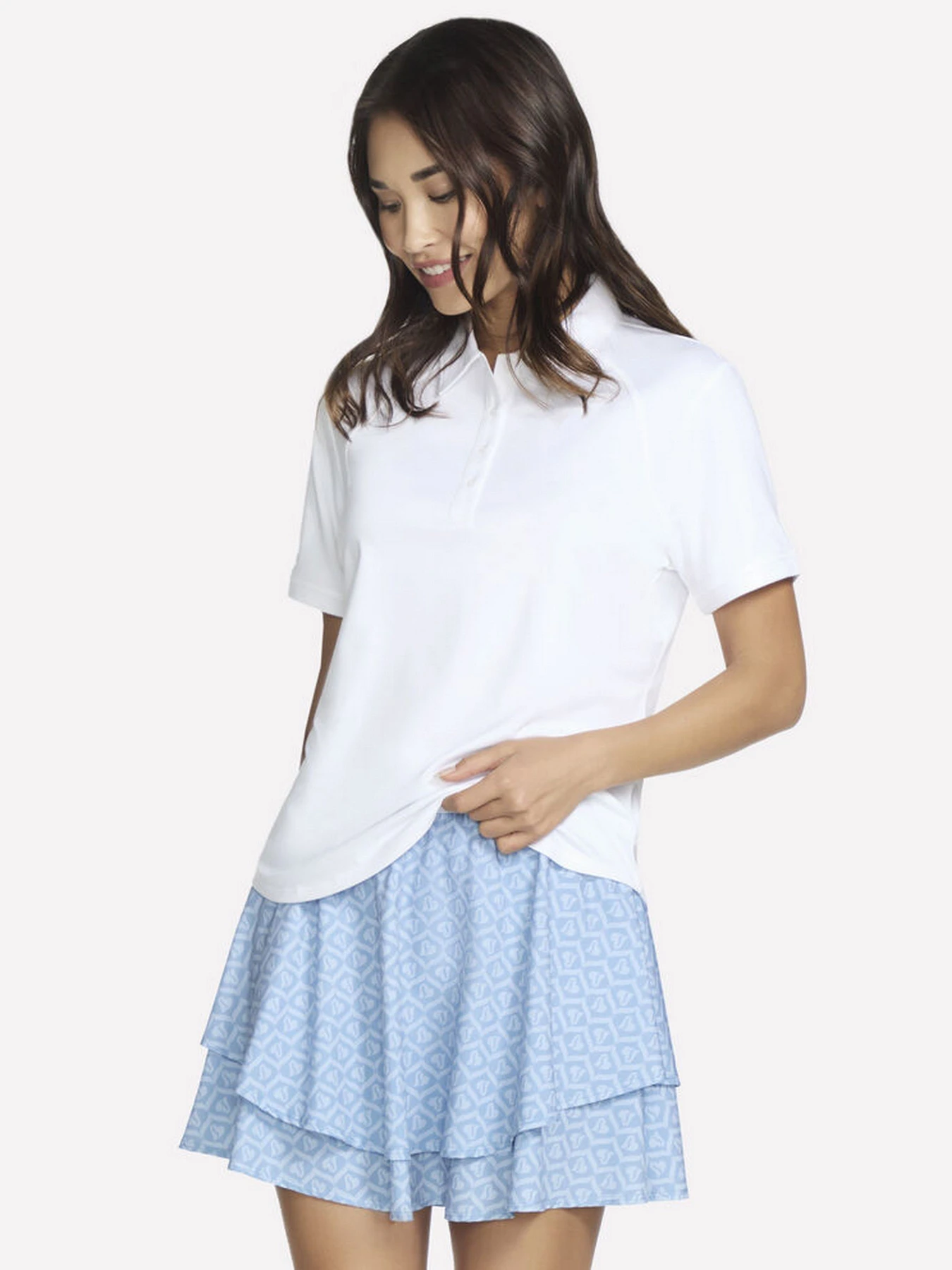 Футболки и поло Skechers GODRI SWIFT CLUB POLO модель TP30 WHT Фото