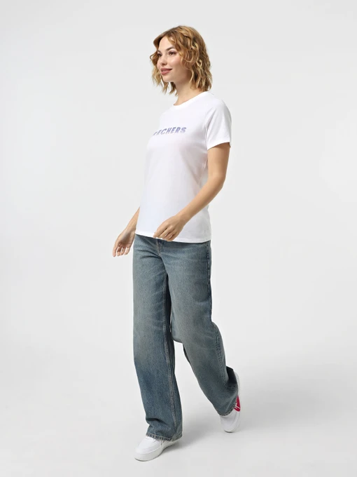 Жіноча Футболка Skechers SKECHERS GRADIENT SS TEE фото 2